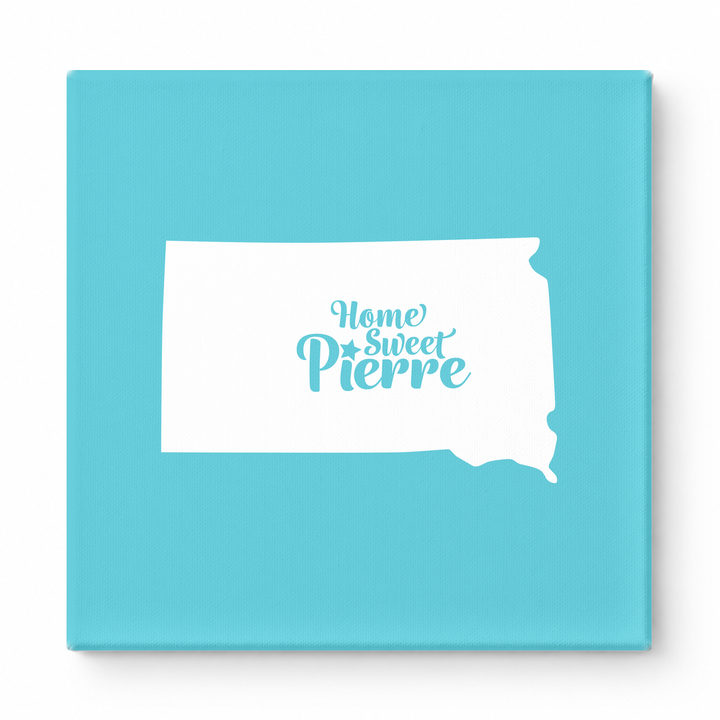 Home Sweet Pierre — South Dakota State Silhouette