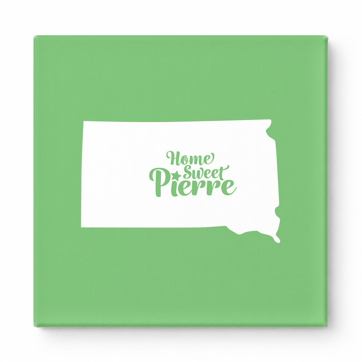 Home Sweet Pierre — South Dakota State Silhouette