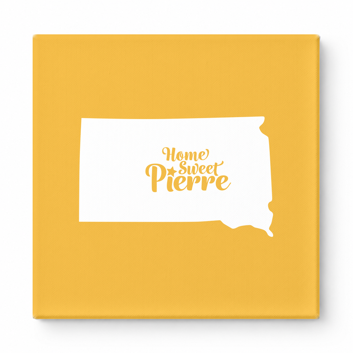 Home Sweet Pierre — South Dakota State Silhouette
