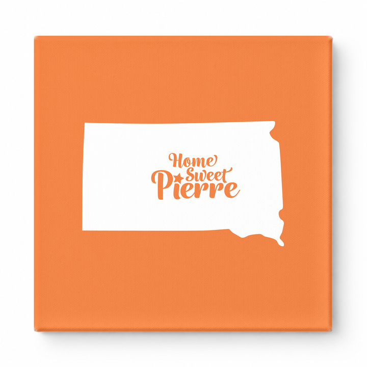 Home Sweet Pierre — South Dakota State Silhouette
