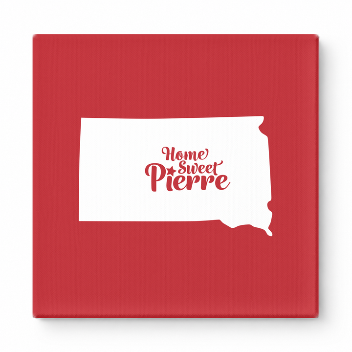 Home Sweet Pierre — South Dakota State Silhouette
