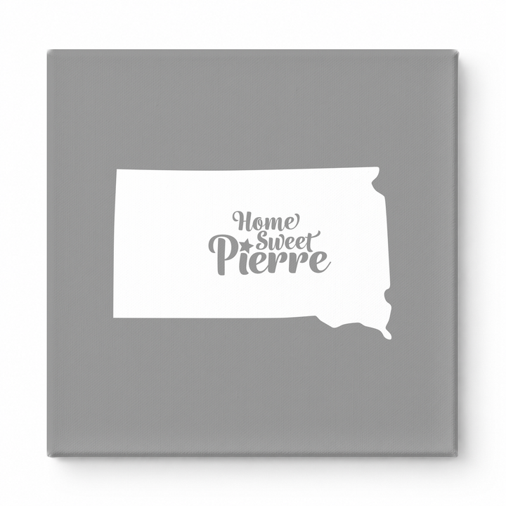 Home Sweet Pierre — South Dakota State Silhouette