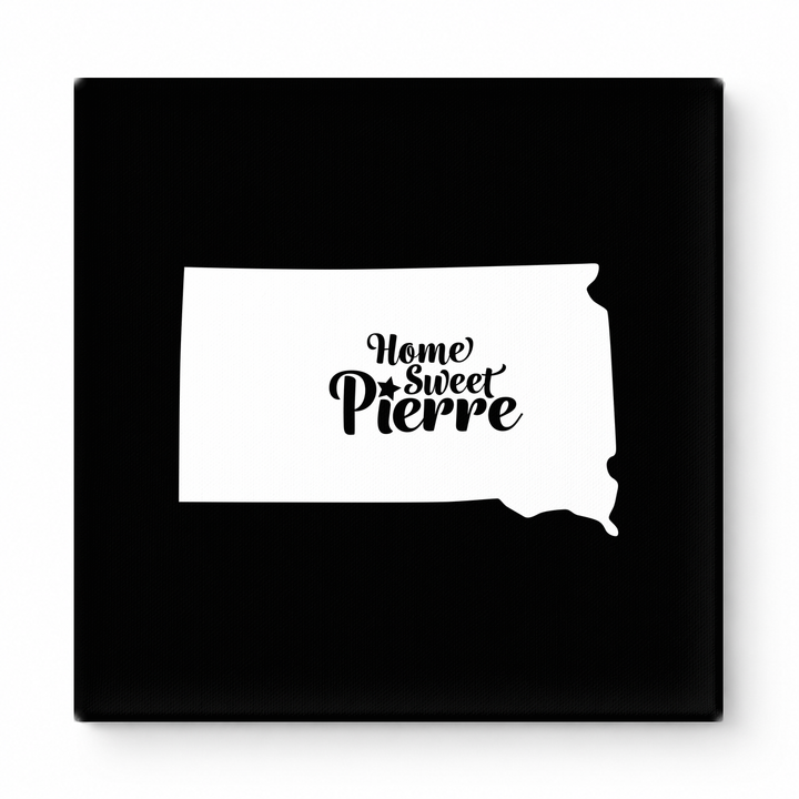 Home Sweet Pierre — South Dakota State Silhouette