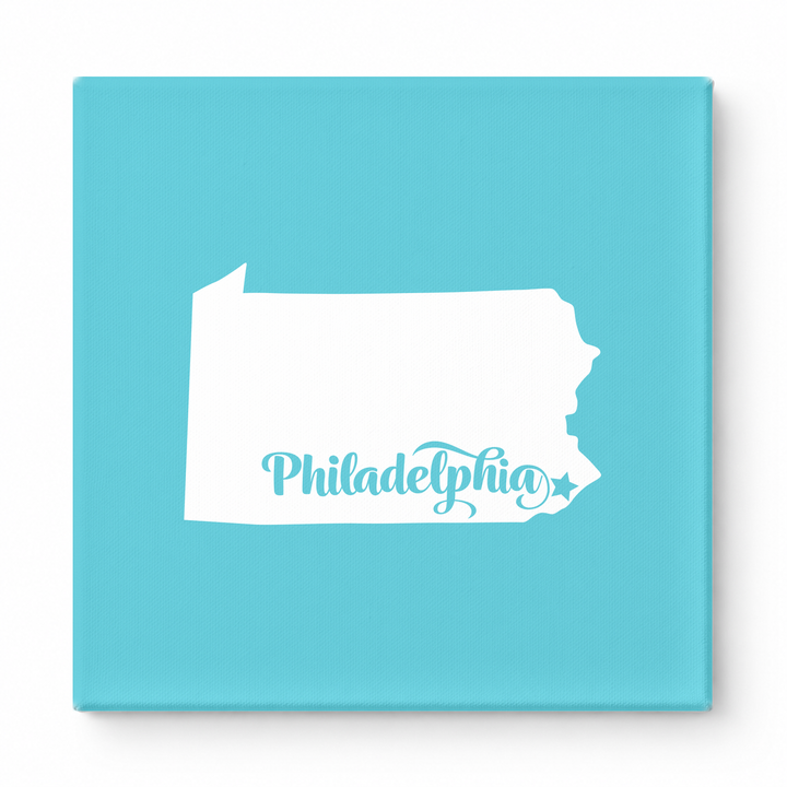 Home Sweet Philadelphia — Pennsylvania State Silhouette