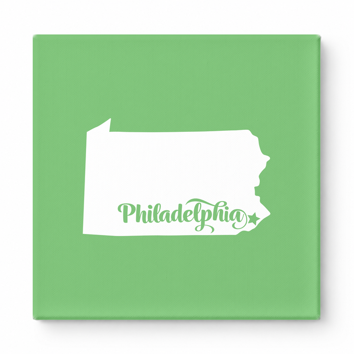 Home Sweet Philadelphia — Pennsylvania State Silhouette