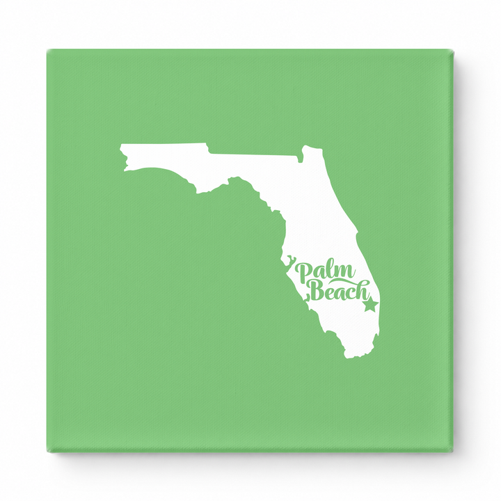 Home Sweet Palm Beach — Florida State Silhouette