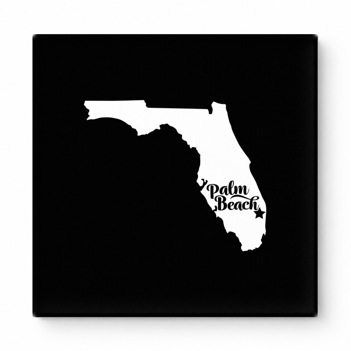 Home Sweet Palm Beach — Florida State Silhouette