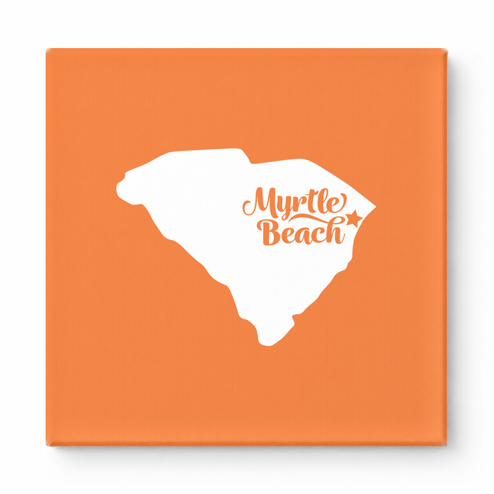 Home Sweet Myrtle Beach — South Carolina State Silhouette