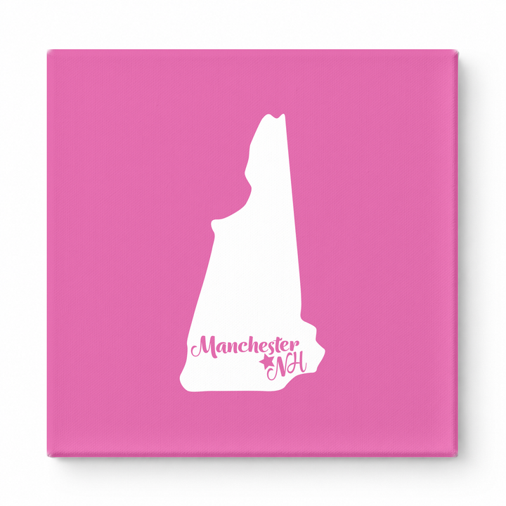 Home Sweet Manchester — New Hampshire State Silhouette
