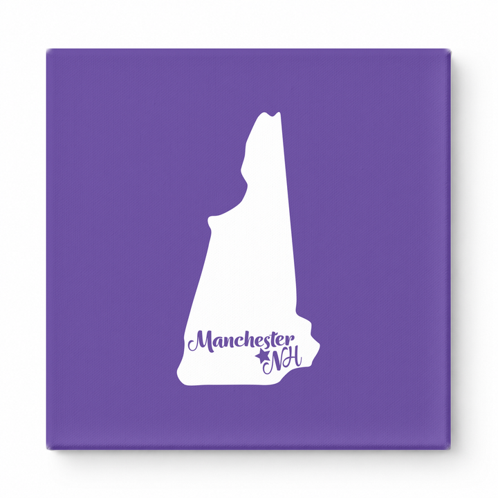 Home Sweet Manchester — New Hampshire State Silhouette