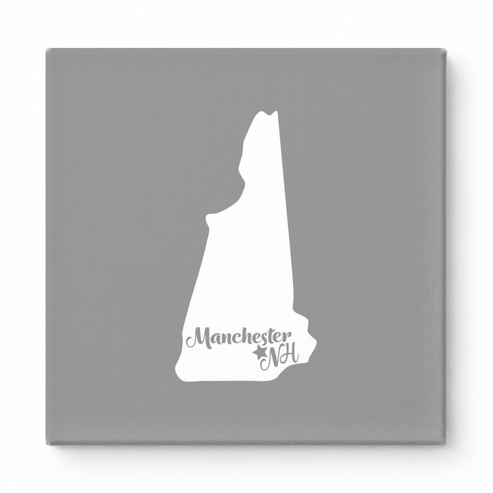 Home Sweet Manchester — New Hampshire State Silhouette
