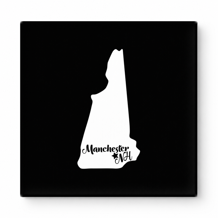 Home Sweet Manchester — New Hampshire State Silhouette