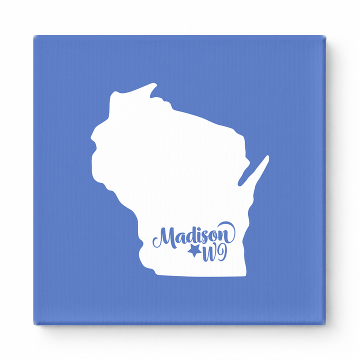 Home Sweet Madison — Wisconsin State Silhouette