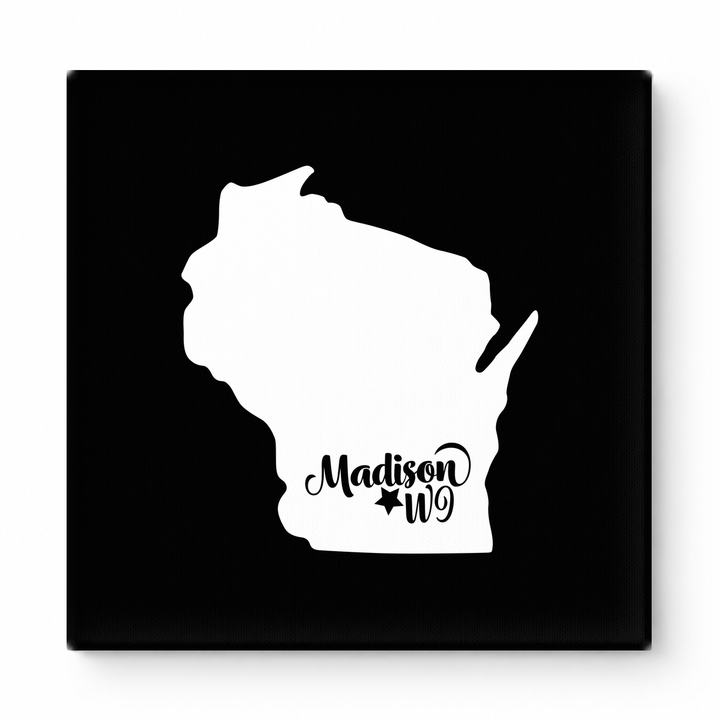 Home Sweet Madison — Wisconsin State Silhouette