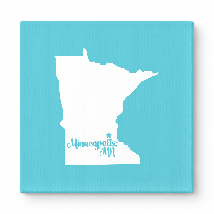 Home Sweet Minneapolis — Minnesota State Silhouette