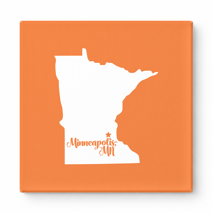 Home Sweet Minneapolis — Minnesota State Silhouette