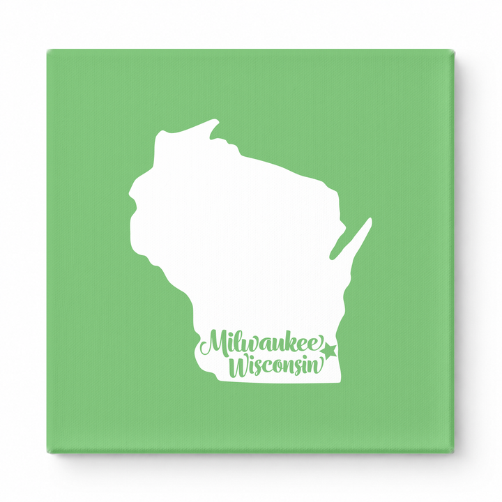 Home Sweet Milwaukee — Wisconsin State Silhouette