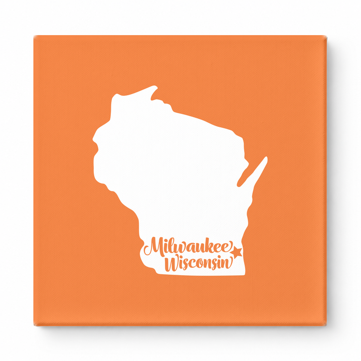 Home Sweet Milwaukee — Wisconsin State Silhouette