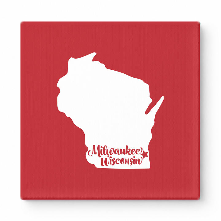 Home Sweet Milwaukee — Wisconsin State Silhouette