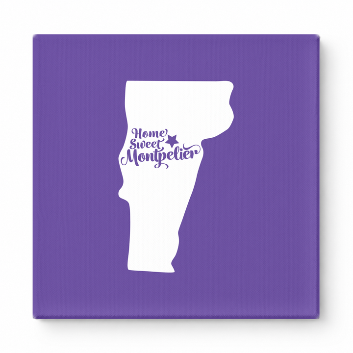 Home Sweet Montpelier — Vermont State Silhouette