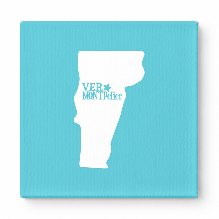 Home Sweet Montpelier — Vermont State Silhouette