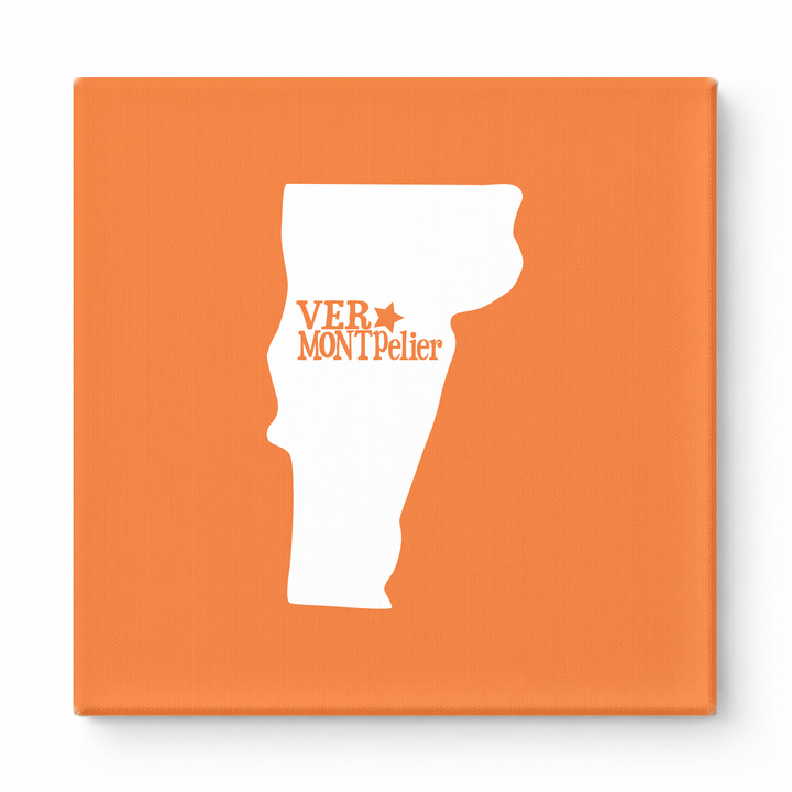 Home Sweet Montpelier — Vermont State Silhouette