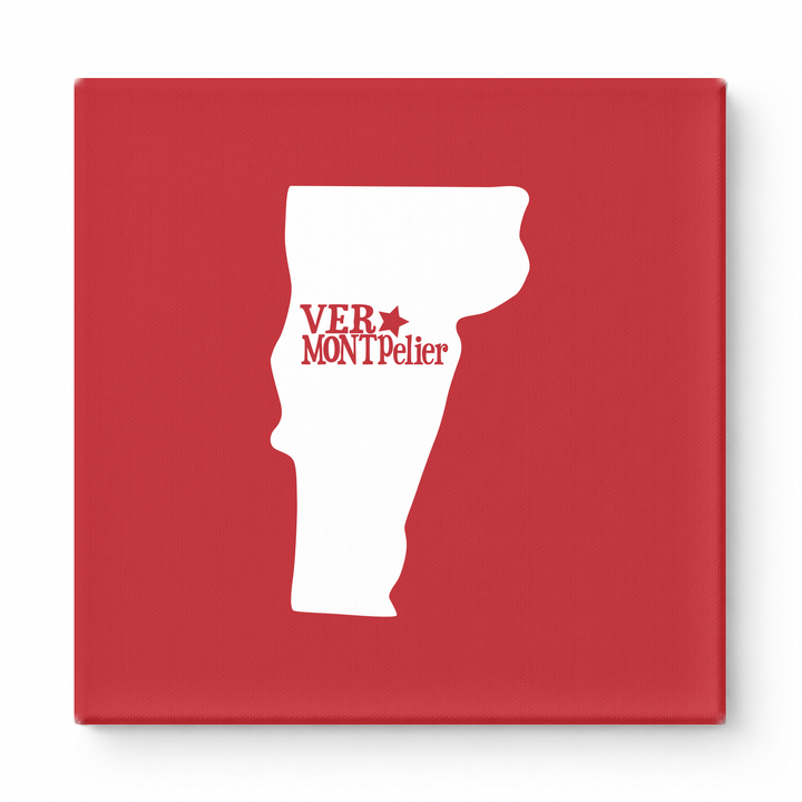Home Sweet Montpelier — Vermont State Silhouette