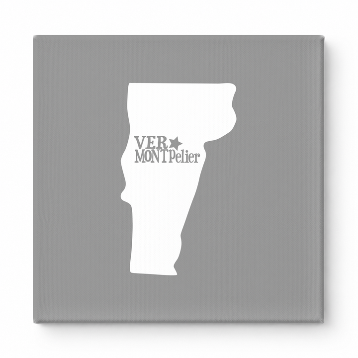 Home Sweet Montpelier — Vermont State Silhouette