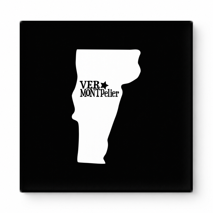 Home Sweet Montpelier — Vermont State Silhouette