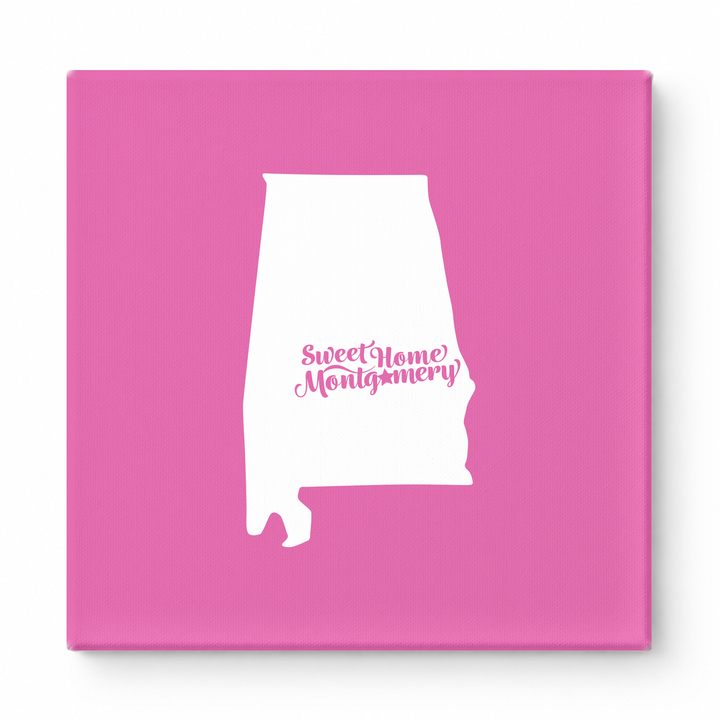 Home Sweet Montgomery — Alabama State Silhouette