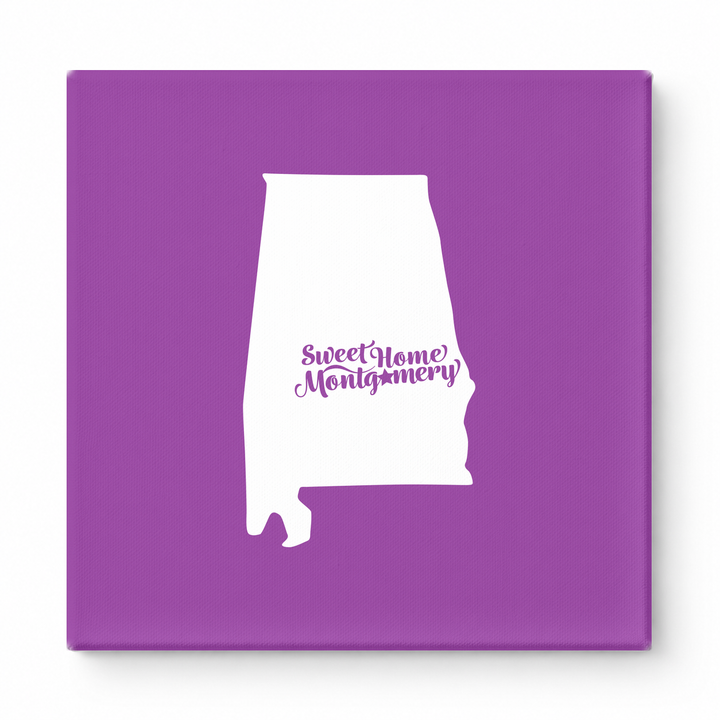 Home Sweet Montgomery — Alabama State Silhouette