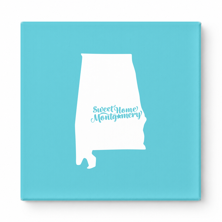 Home Sweet Montgomery — Alabama State Silhouette