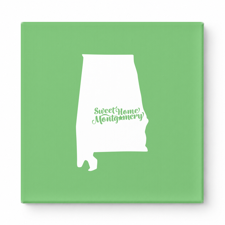 Home Sweet Montgomery — Alabama State Silhouette