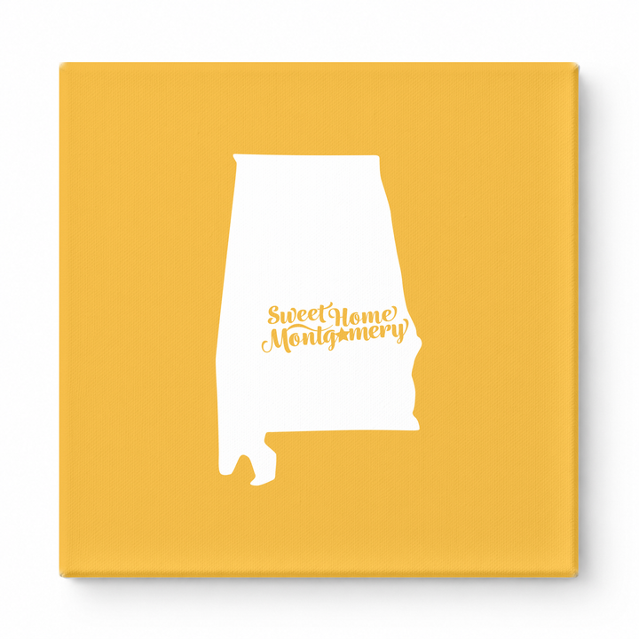 Home Sweet Montgomery — Alabama State Silhouette
