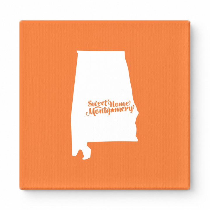 Home Sweet Montgomery — Alabama State Silhouette