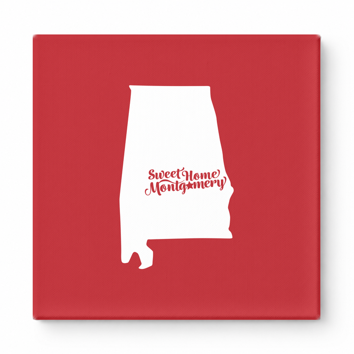Home Sweet Montgomery — Alabama State Silhouette