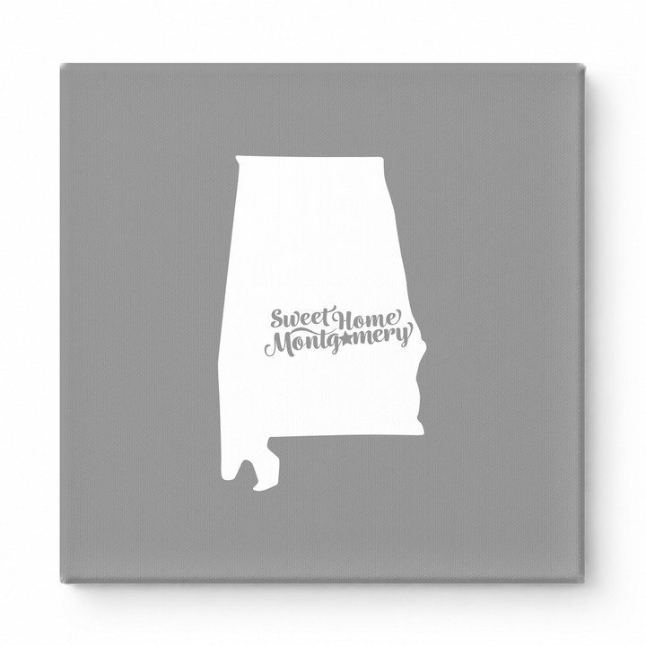 Home Sweet Montgomery — Alabama State Silhouette