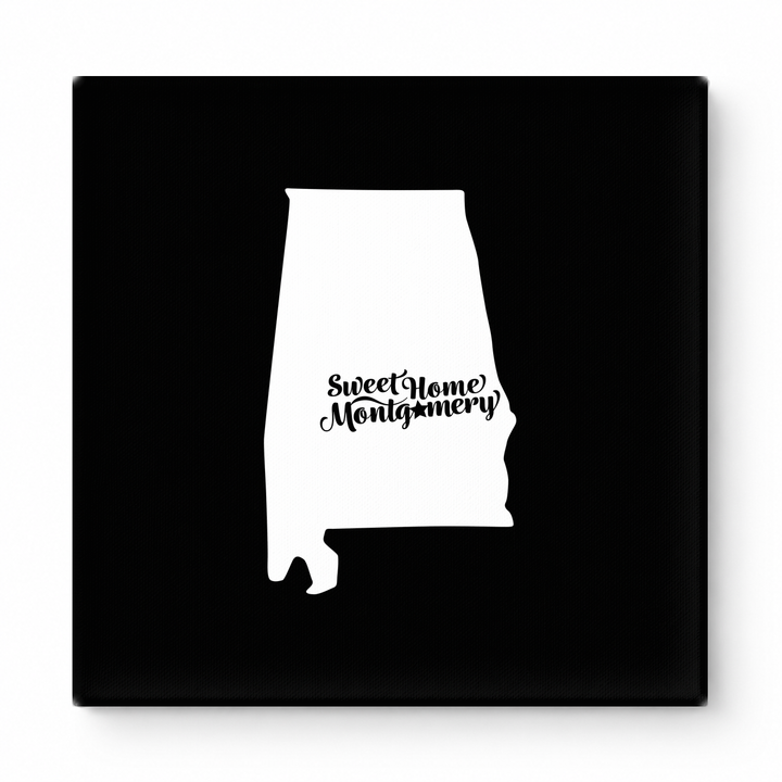 Home Sweet Montgomery — Alabama State Silhouette