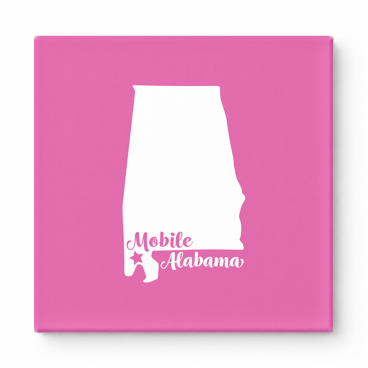 Home Sweet Mobile — Alabama State Silhouette