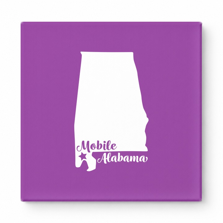Home Sweet Mobile — Alabama State Silhouette