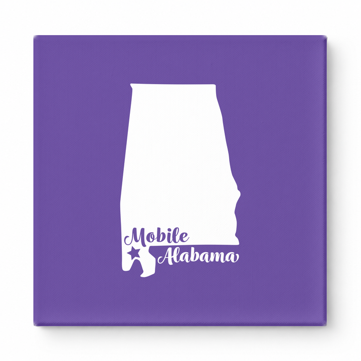 Home Sweet Mobile — Alabama State Silhouette