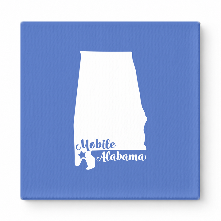 Home Sweet Mobile — Alabama State Silhouette