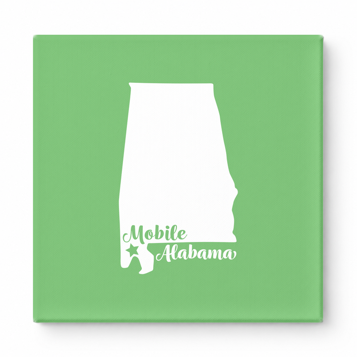 Home Sweet Mobile — Alabama State Silhouette