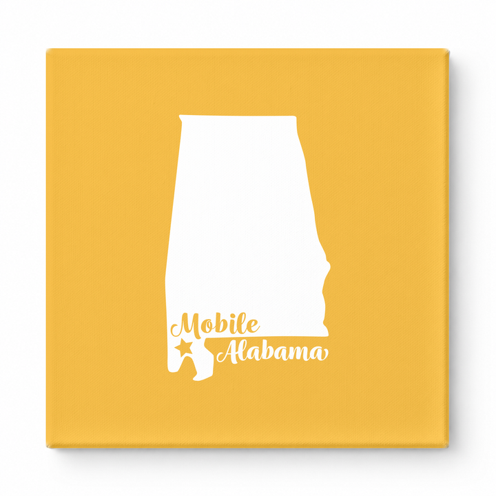 Home Sweet Mobile — Alabama State Silhouette