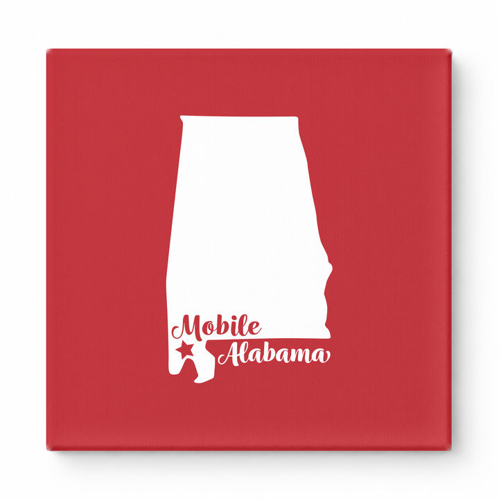Home Sweet Mobile — Alabama State Silhouette