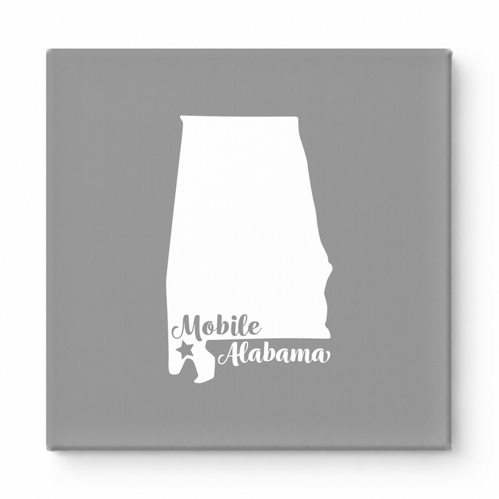 Home Sweet Mobile — Alabama State Silhouette