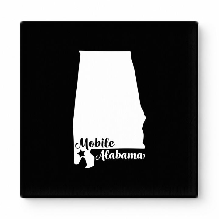 Home Sweet Mobile — Alabama State Silhouette