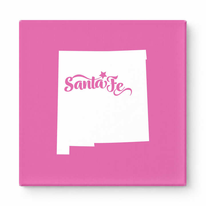 Home Sweet Santa Fe — New Mexico State Silhouette