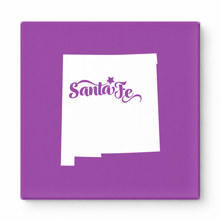 Home Sweet Santa Fe — New Mexico State Silhouette