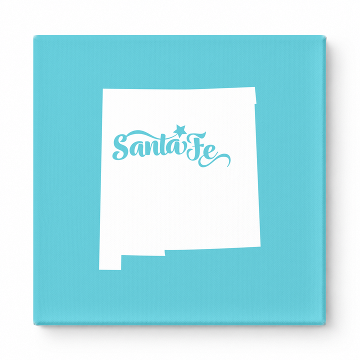 Home Sweet Santa Fe — New Mexico State Silhouette